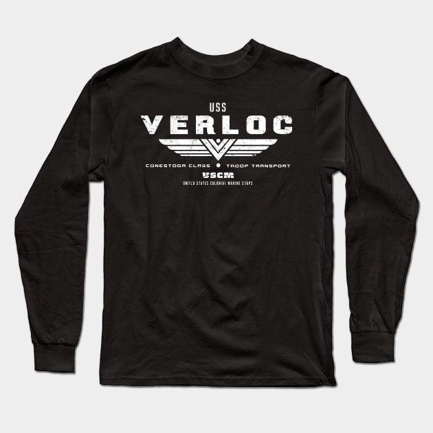 USS Verloc Long Sleeve T-Shirt by MindsparkCreative